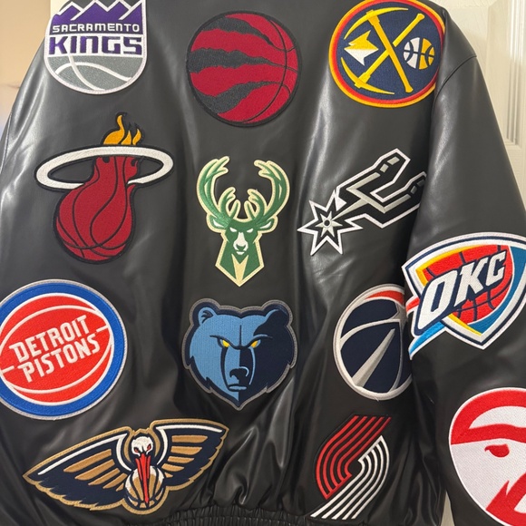 Jeff Hamilton NBA Leather Jacket - Picture 3 of 5